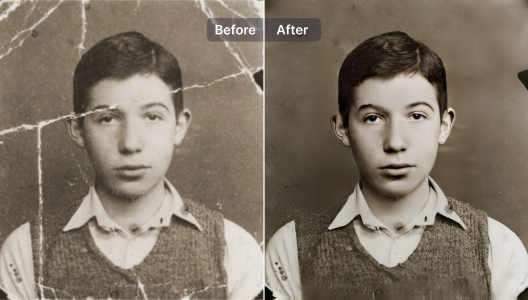 One-touch restoration with SnapEdit